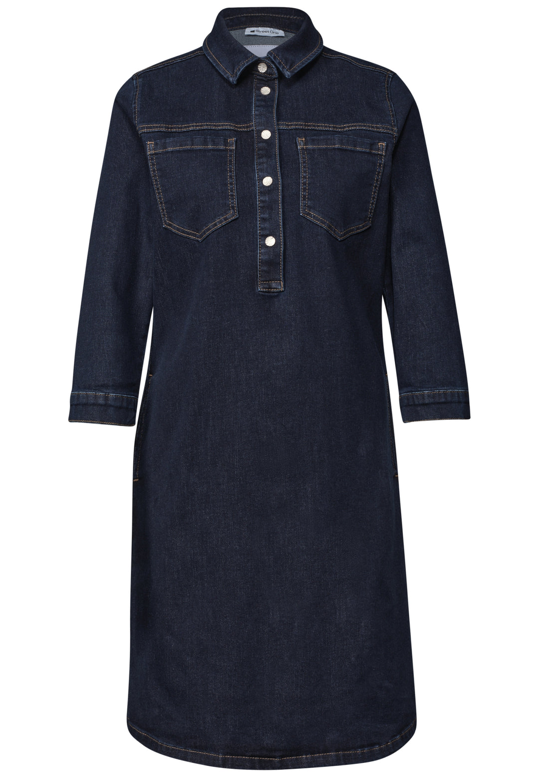 Style Denim Dress,rinse wash, Rinse Soft Washed 18238 Bild 1