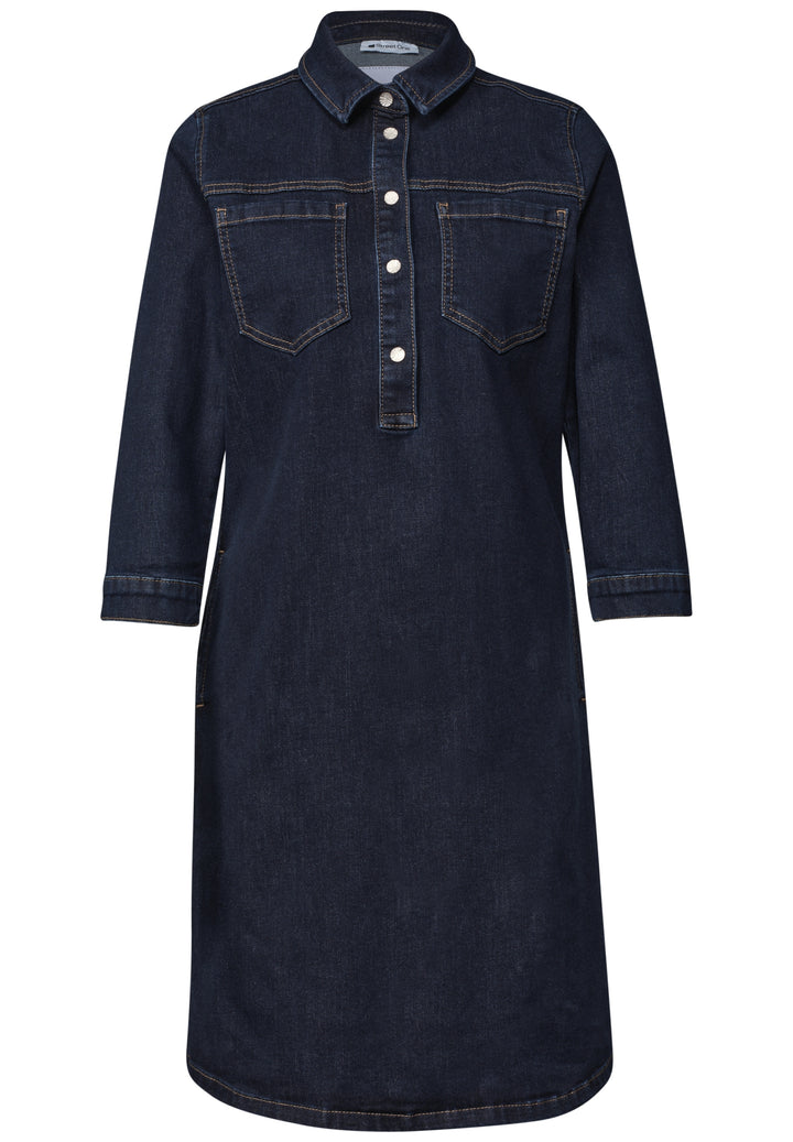 Style Denim Dress,rinse wash, Rinse Soft Washed 18238 Bild 1