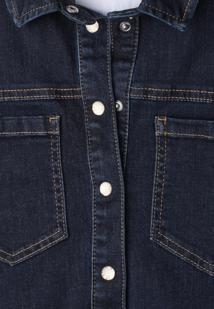 Style Denim Dress,rinse wash, Rinse Soft Washed 18238 Bild 2