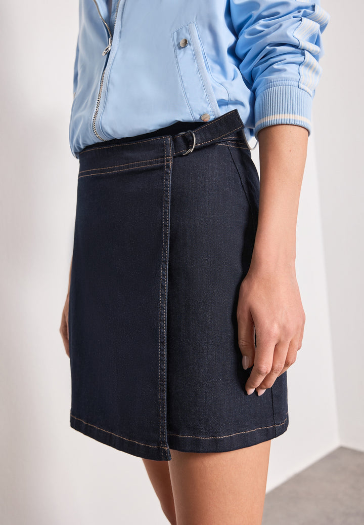 Style Denim Wrap Skirt,rinse, Rinse Blue washed 18227 Bild 6
