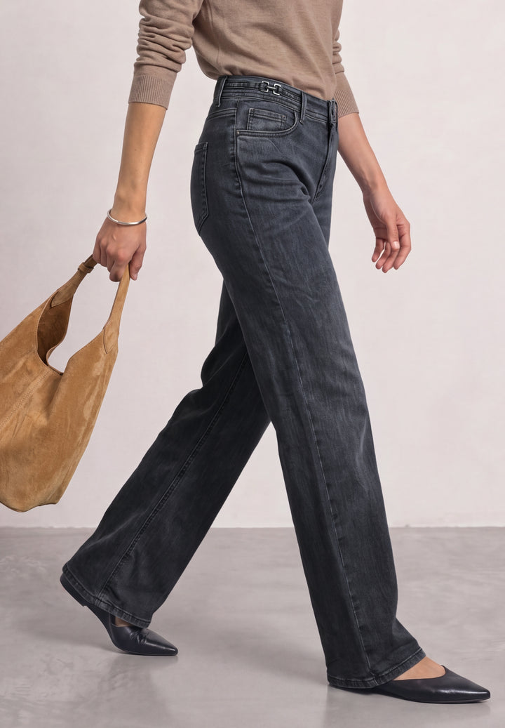 Style Emee Wide Leg,hw, grey w, Steel Grey Washed 18297 Bild 3