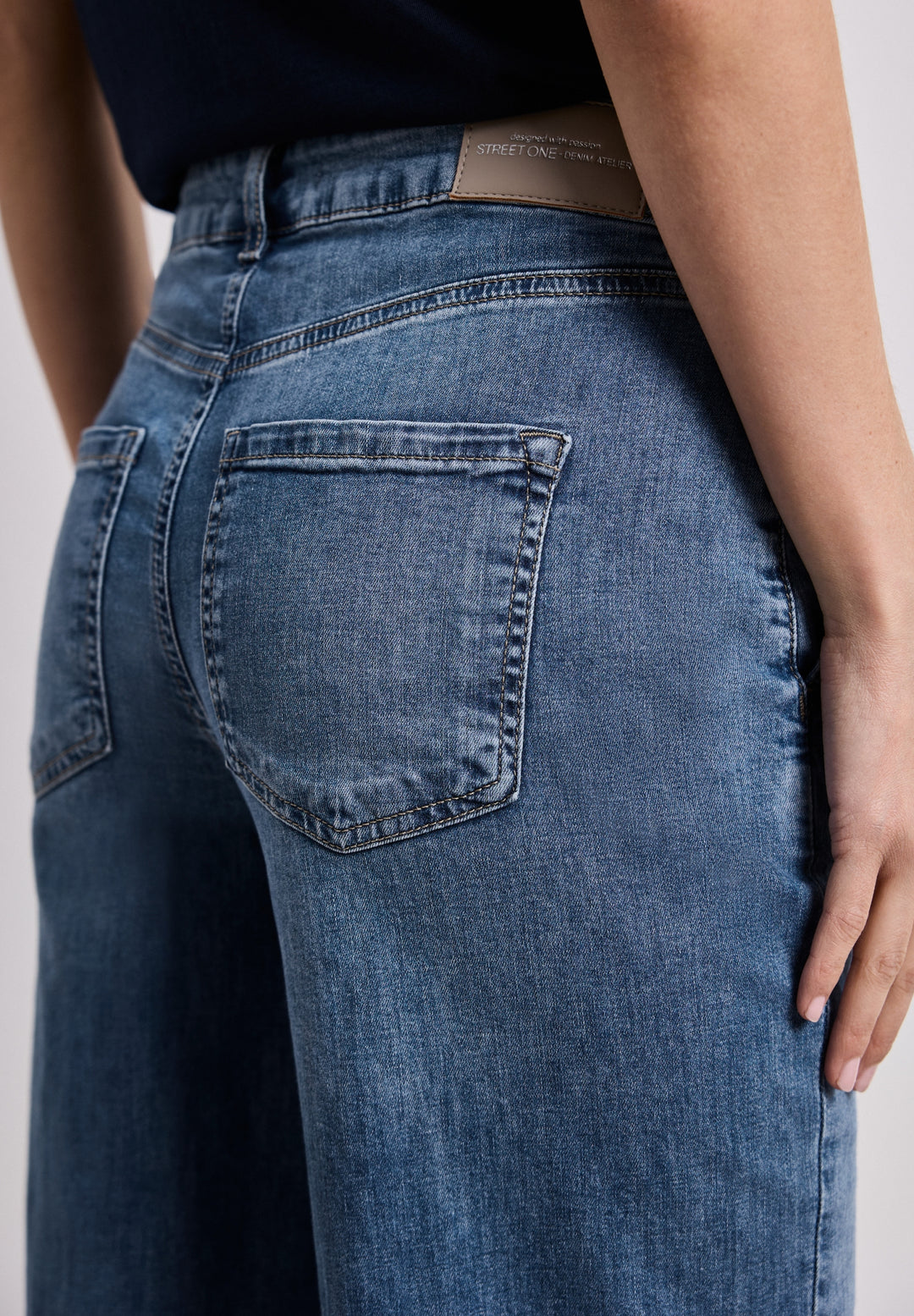 Style Emee Wide Leg,hw,mid blu, Medium Blue Wash 18085 Bild 7
