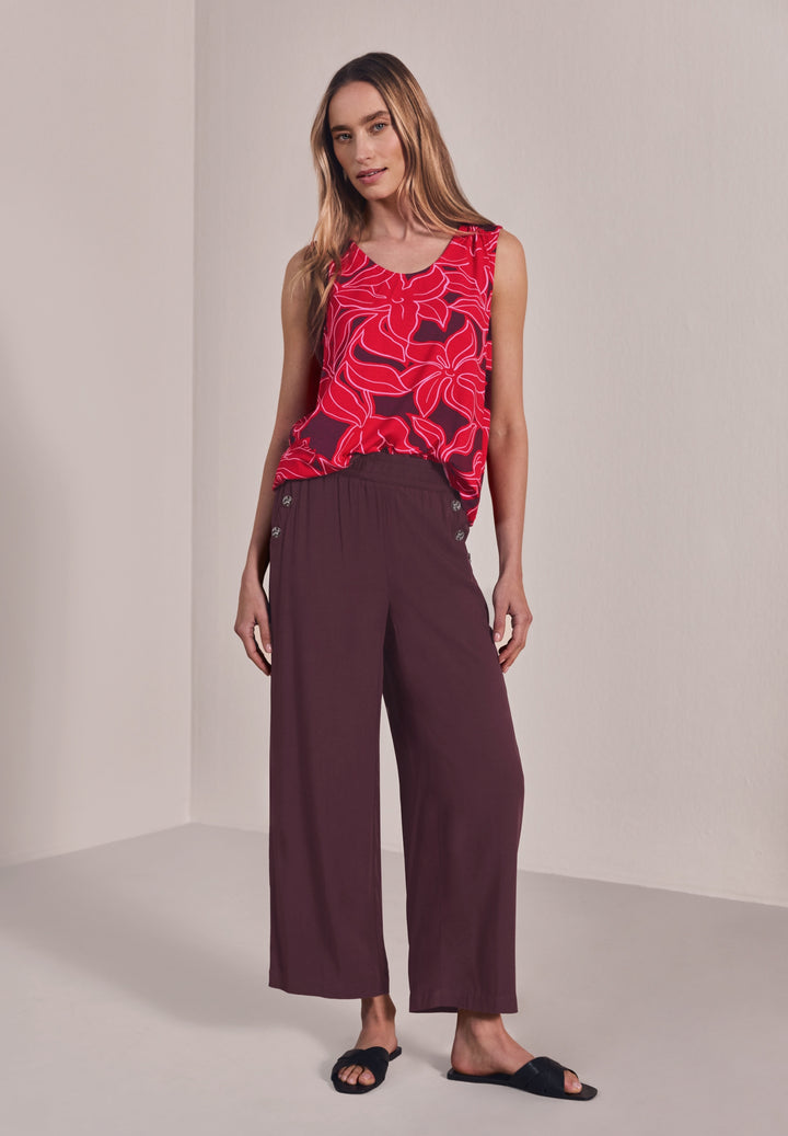 Style Emee_Wide Leg Viscose Bu, rustic rouge 17820 Bild 3