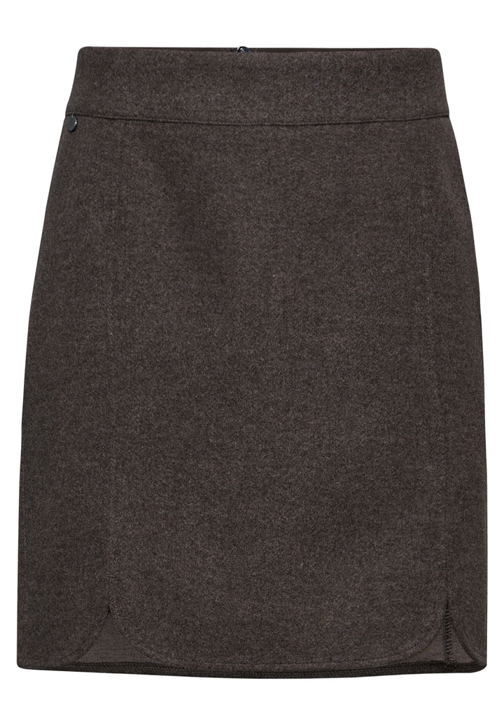 Style Maja Fake wool_solid, rustic brown mel. 17264 Bild 1