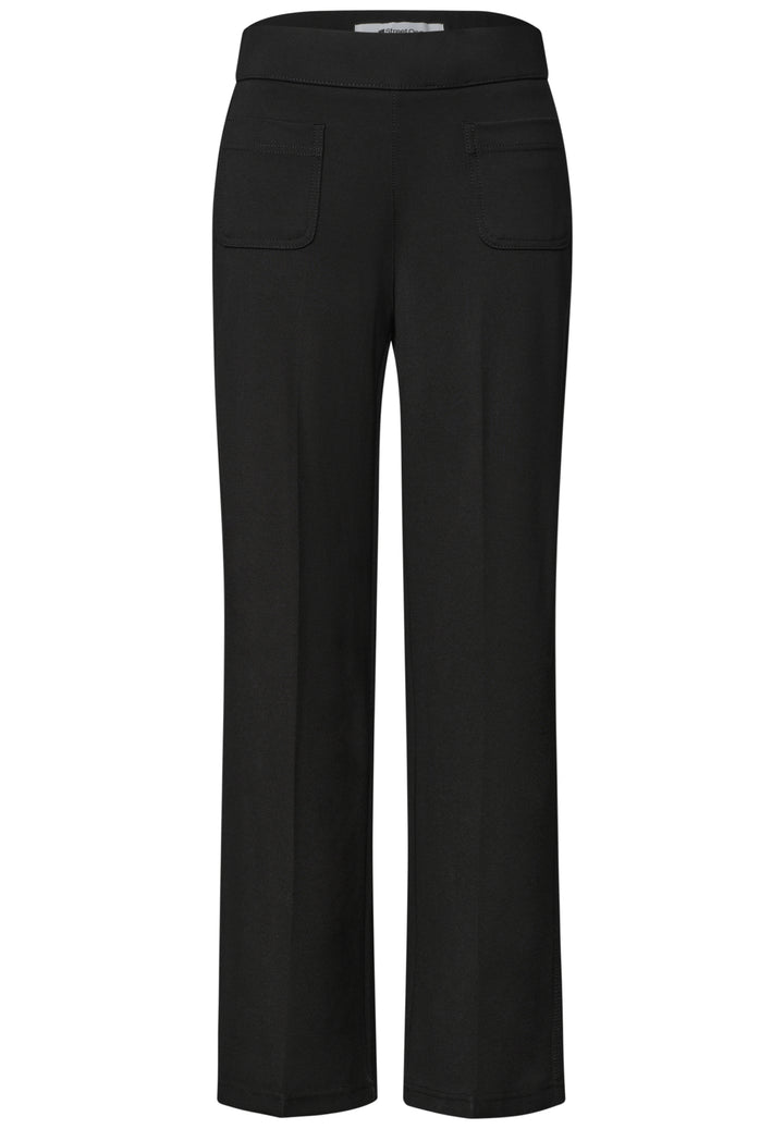 Style QR Amalia Straight leg F, Black 10001 Bild 1
