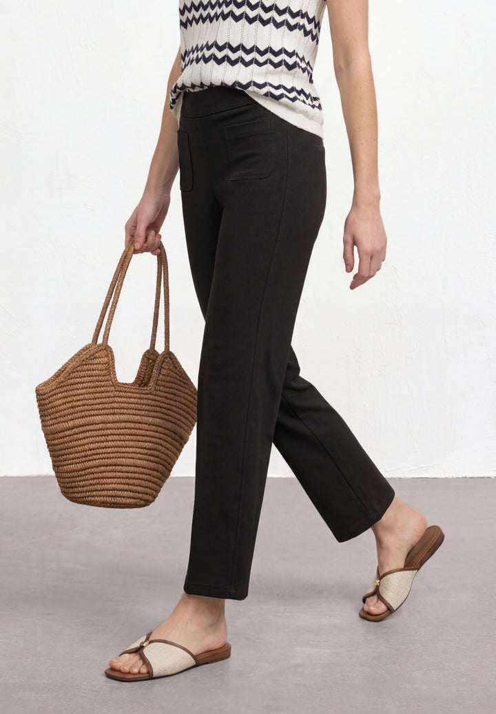 Style QR Amalia Straight leg F, Black 10001 Bild 3