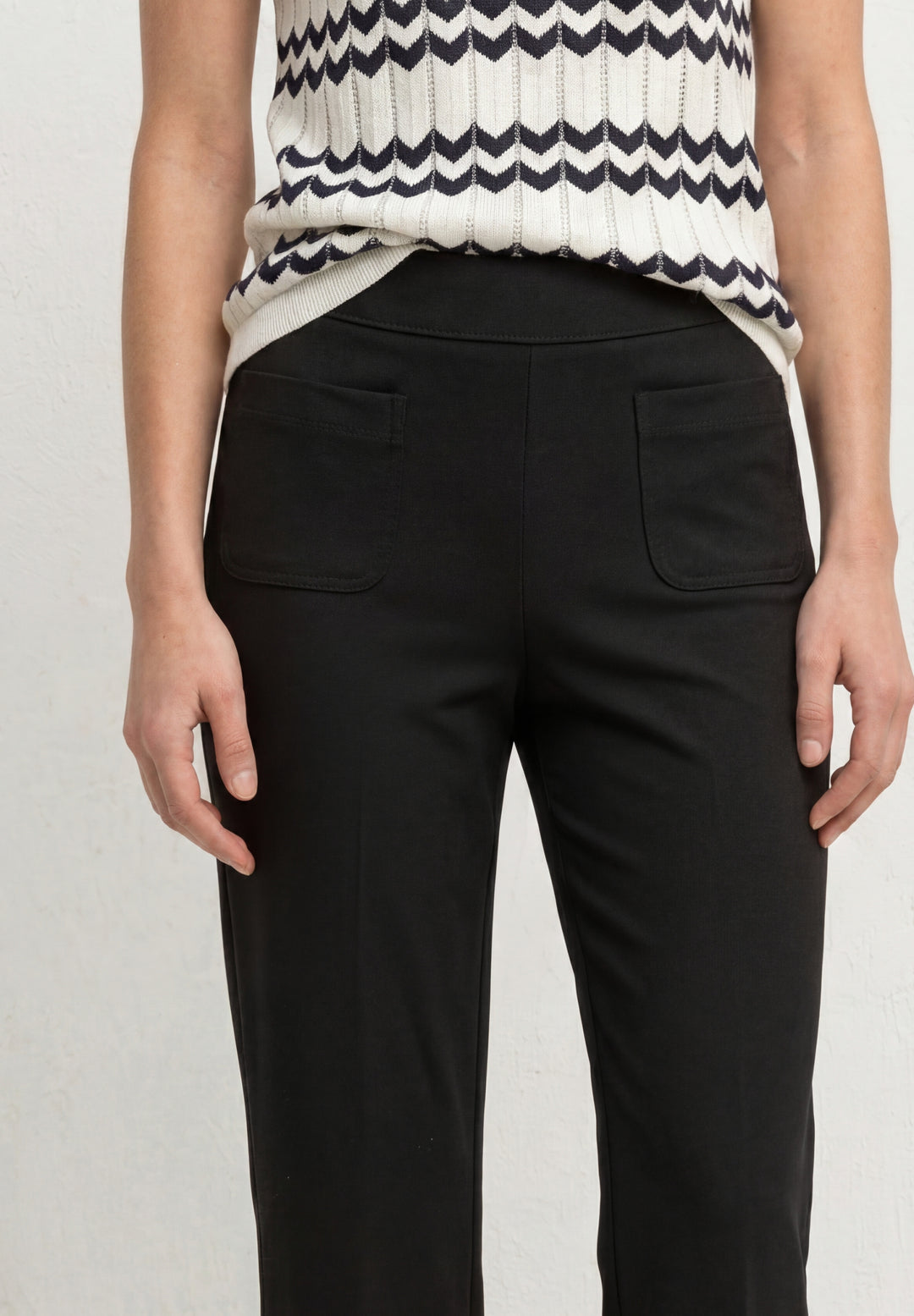 Style QR Amalia Straight leg F, Black 10001 Bild 6