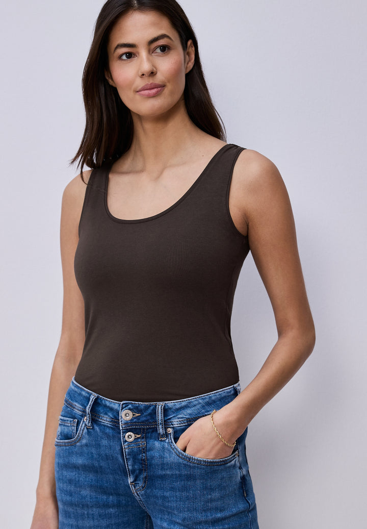 Style QR Anni basic top, espresso brown 17276 Bild 3