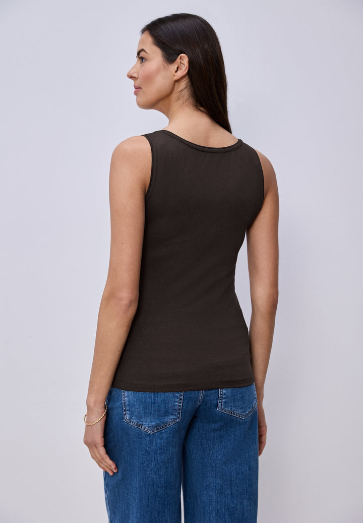 Style QR Anni basic top, espresso brown 17276 Bild 4