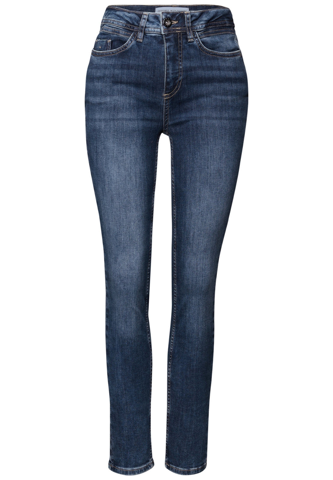 Style QR Denim-York,slimfit,hw, Dark Blue Random 16566 Bild 1