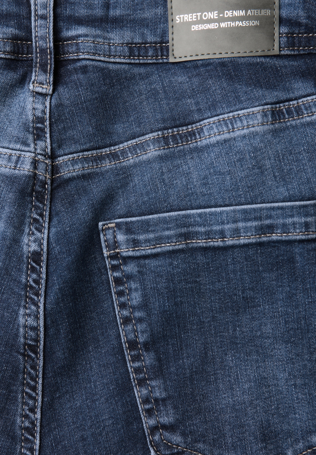 Style QR Denim-York,slimfit,hw, Dark Blue Random 16566 Bild 3
