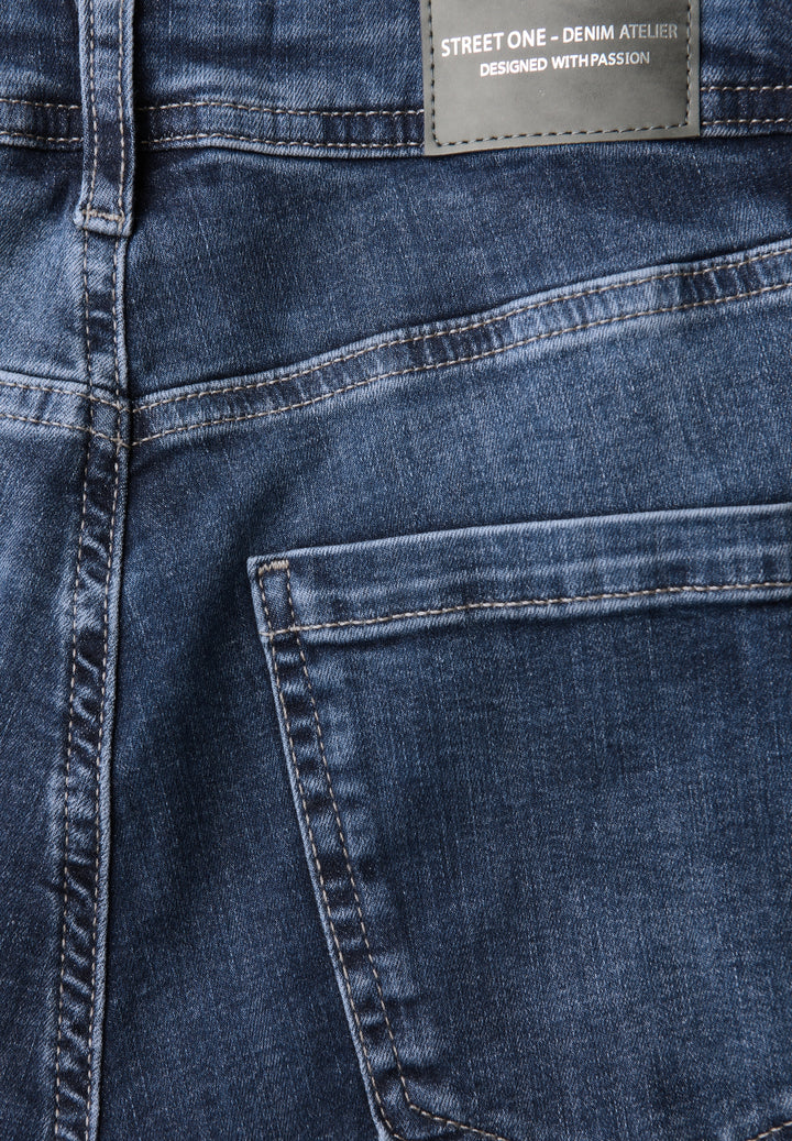 Style QR Denim-York,slimfit,hw, Dark Blue Random 16566 Bild 3
