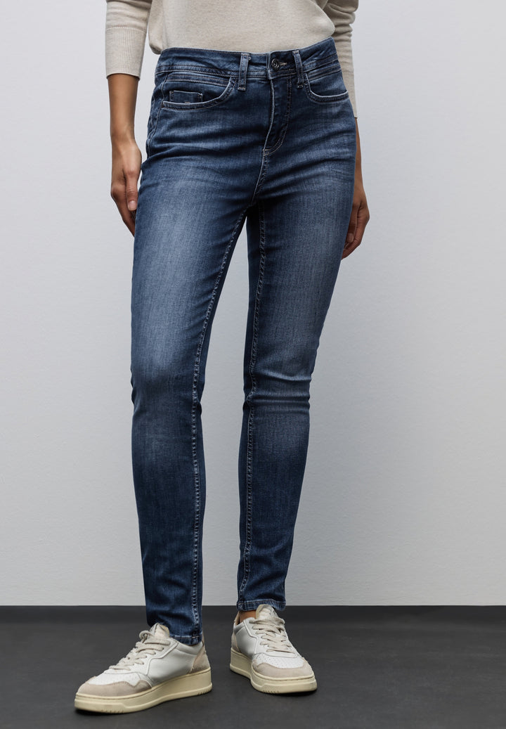 Style QR Denim-York,slimfit,hw, Dark Blue Random 16566 Bild 4