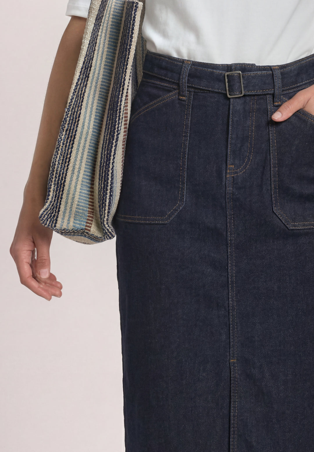 Style Skirt,hw,rinse wash, Rinse Soft Washed 18238 Bild 6