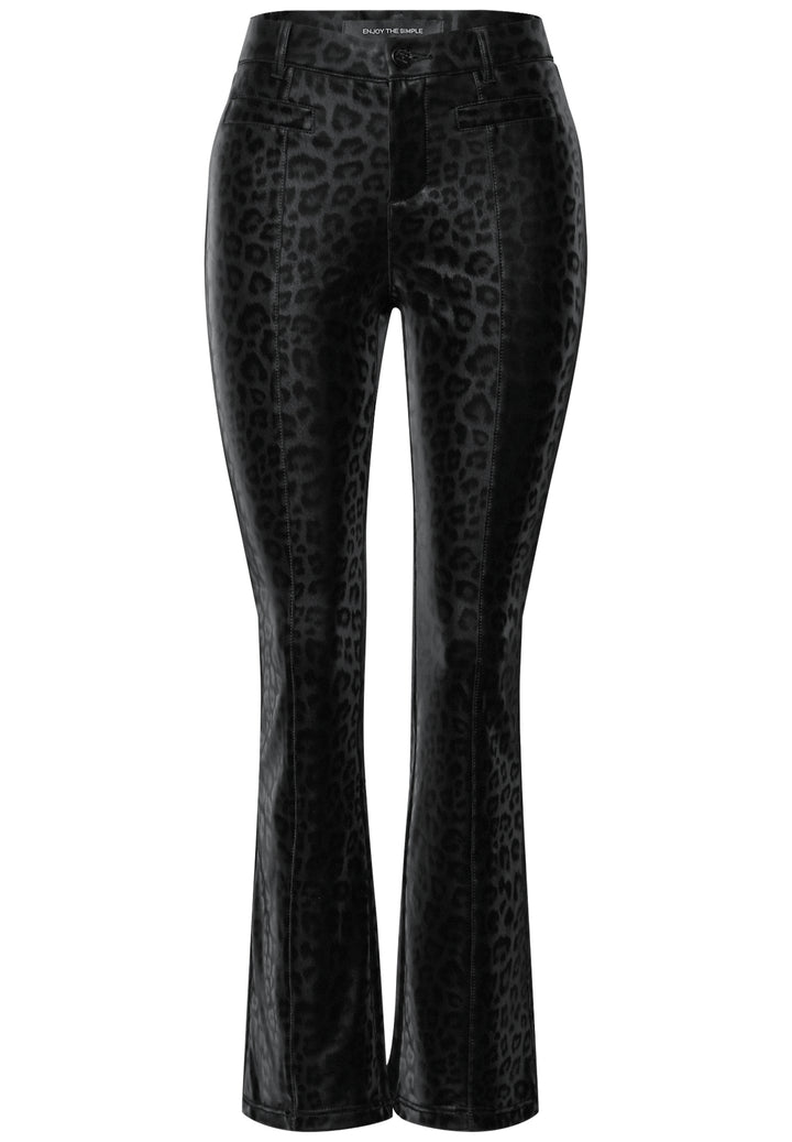Style_York Bootcut Leo Coating, Black 20001 Bild 1