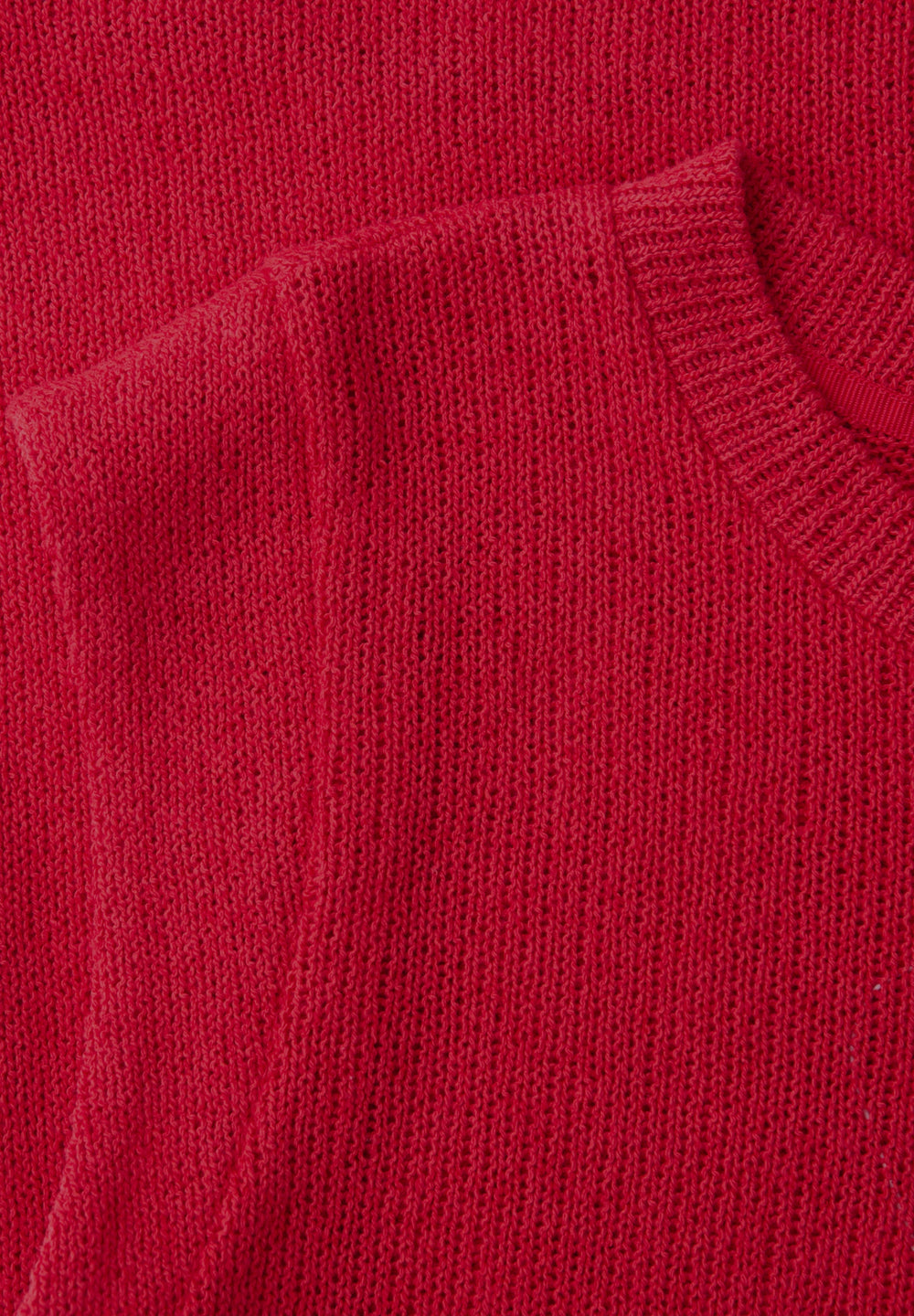 summer knit look top, salsa red 17504 Bild 2