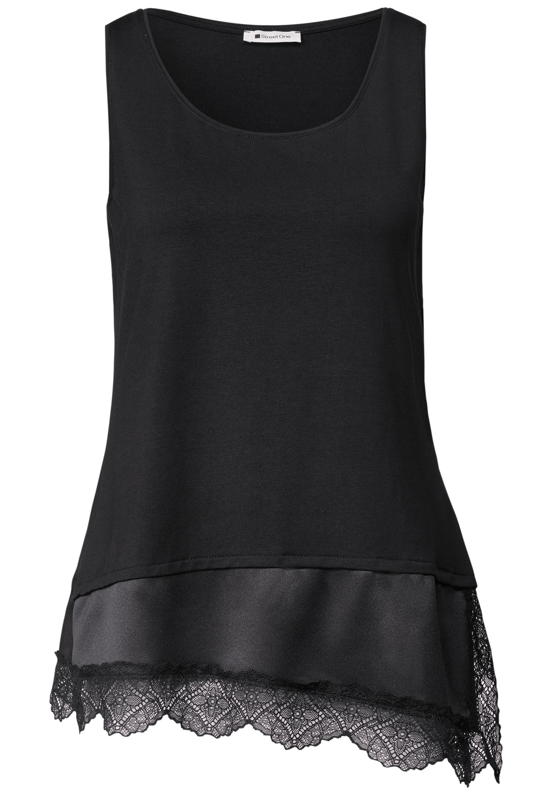 top w.diagonal woven bottom, Black 10001 Bild 1