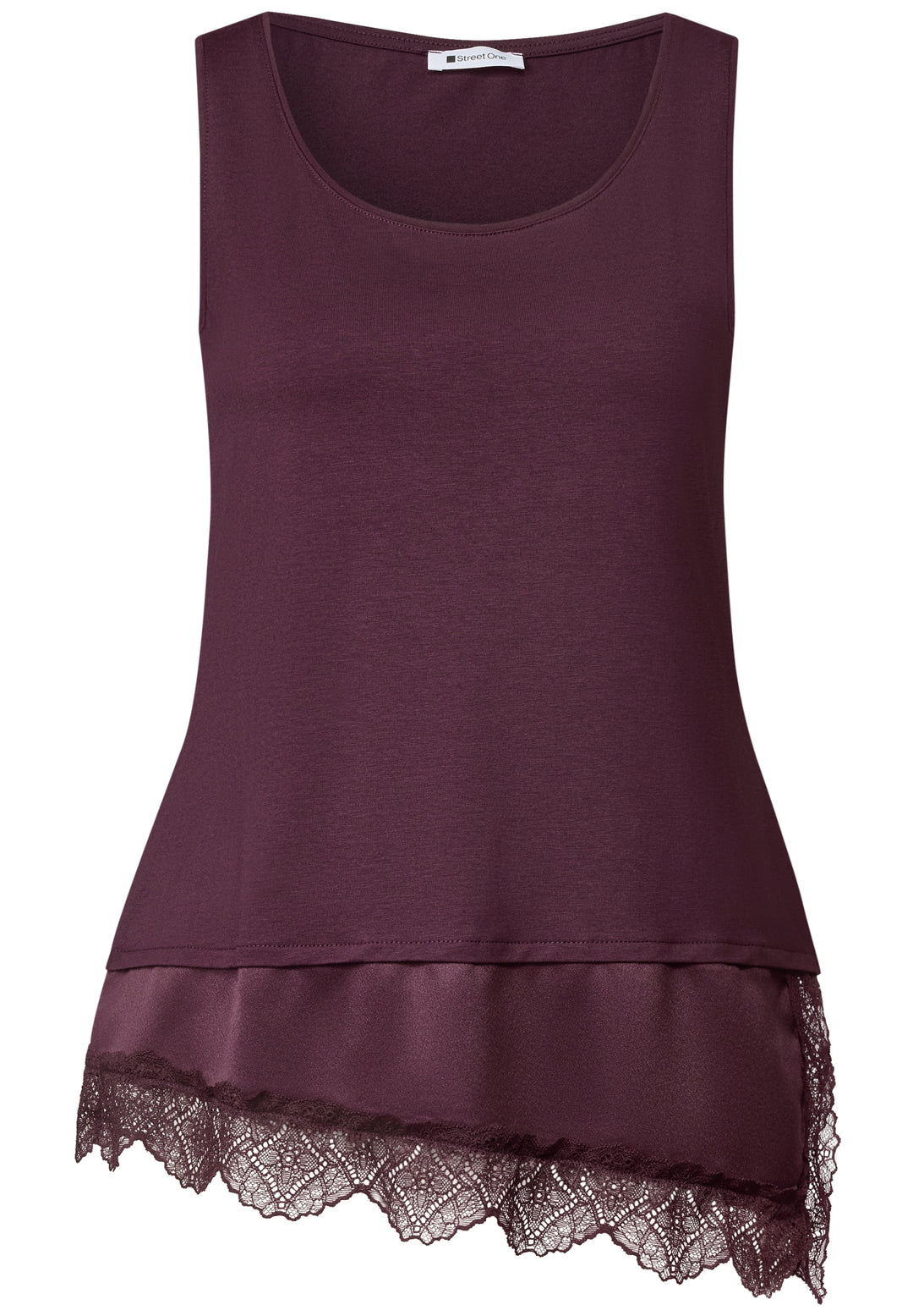 top w.diagonal woven bottom, rustic rouge 17820 Bild 1