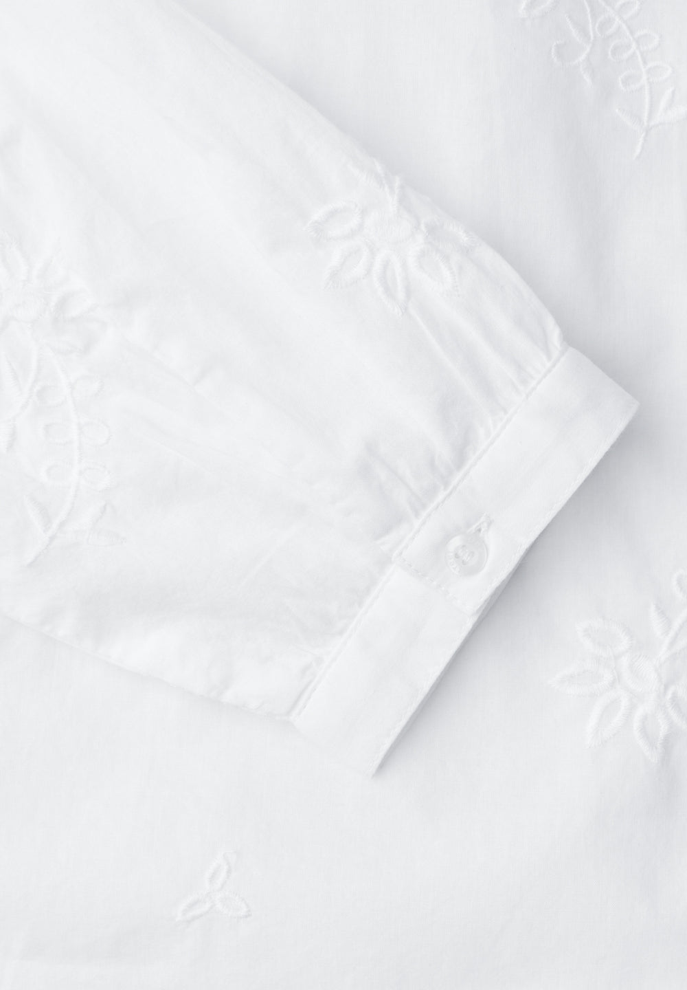 Tunic blouse w embroidery, off white 10108 Bild 2