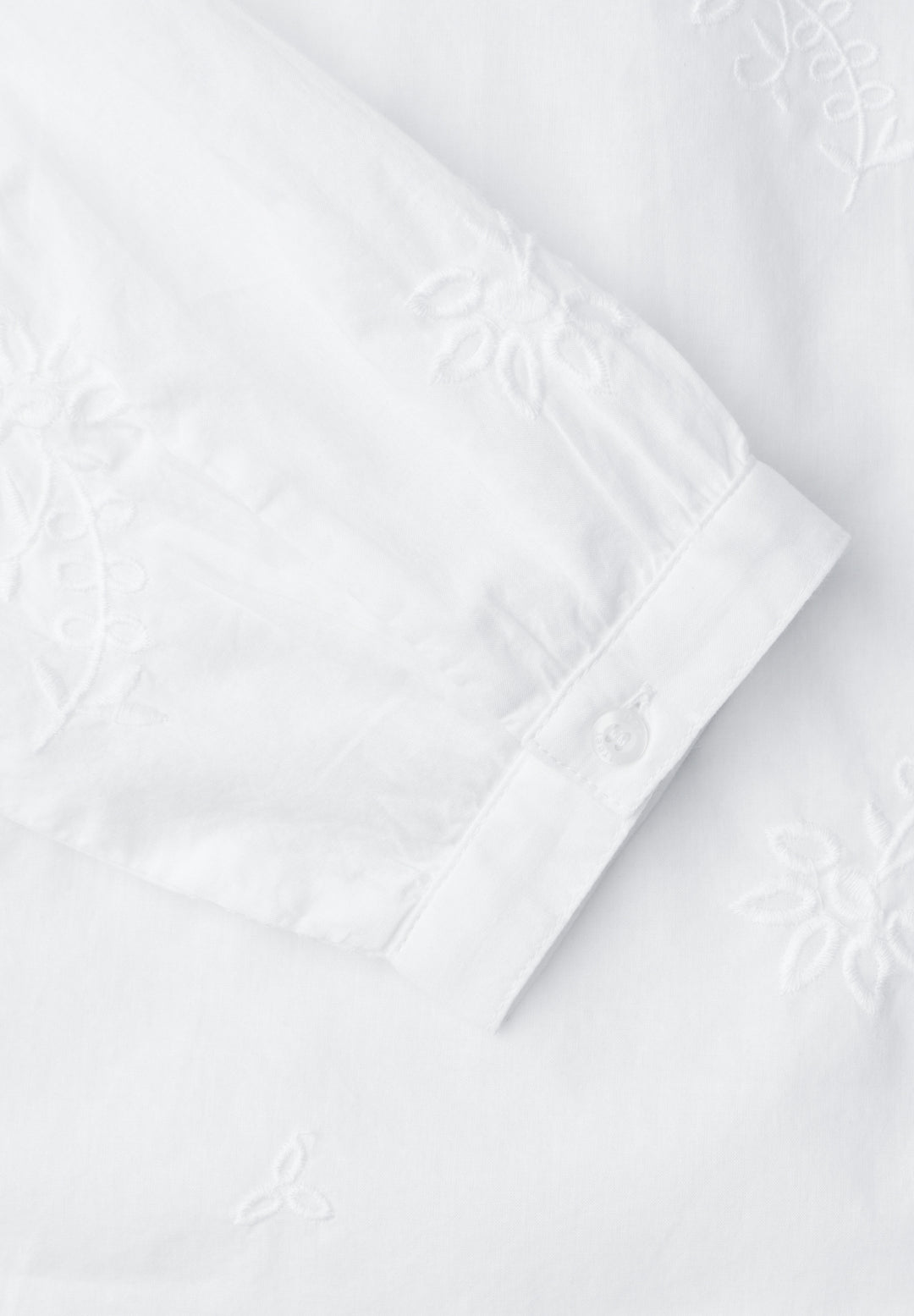 Tunic blouse w embroidery, off white 10108 Bild 2