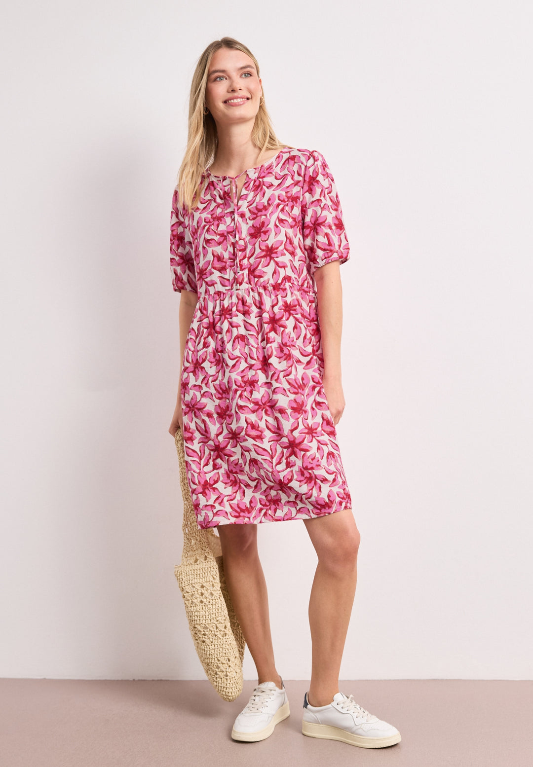 Tunic Dress_AOP, off white 30108 Bild 3