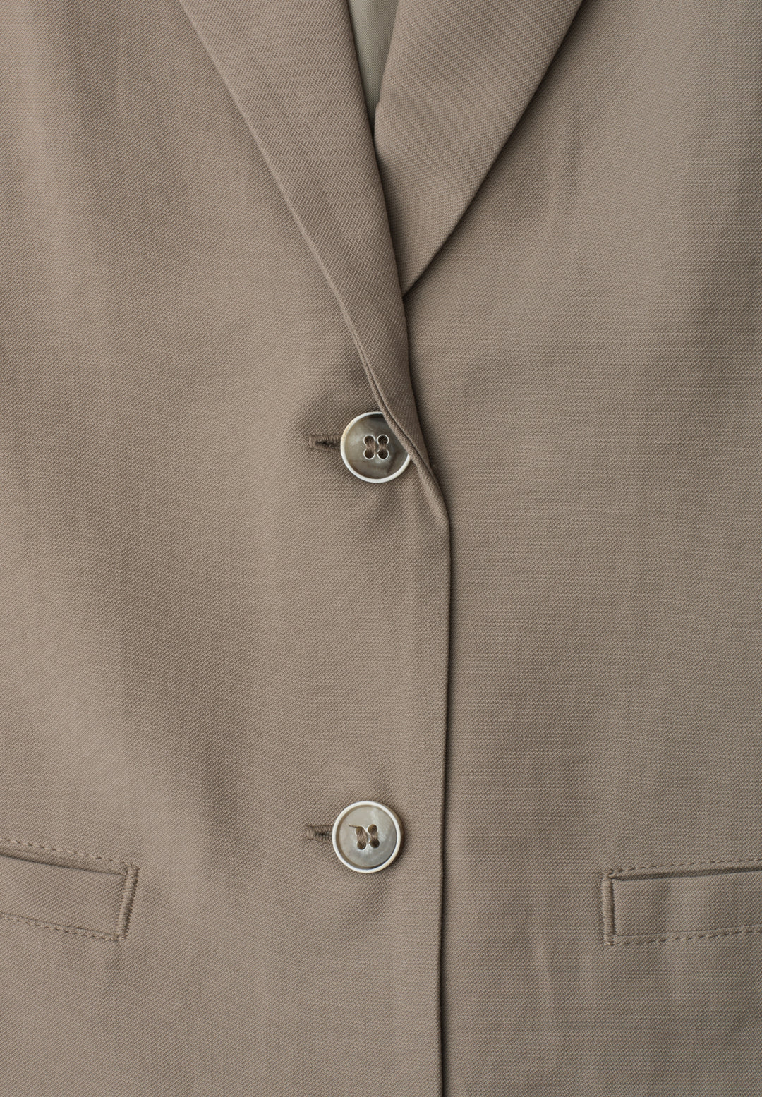 Vest A-Line Rever Pocket Twill, dark beige 17729 Bild 2