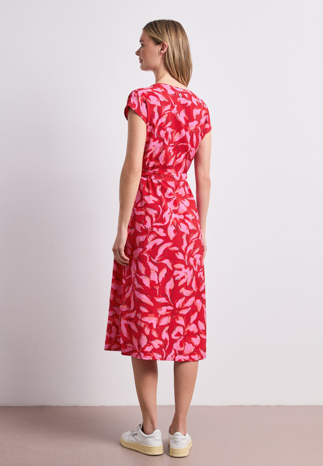 Viscose Shirt Dress_AOP, salsa red 37504 Bild 4