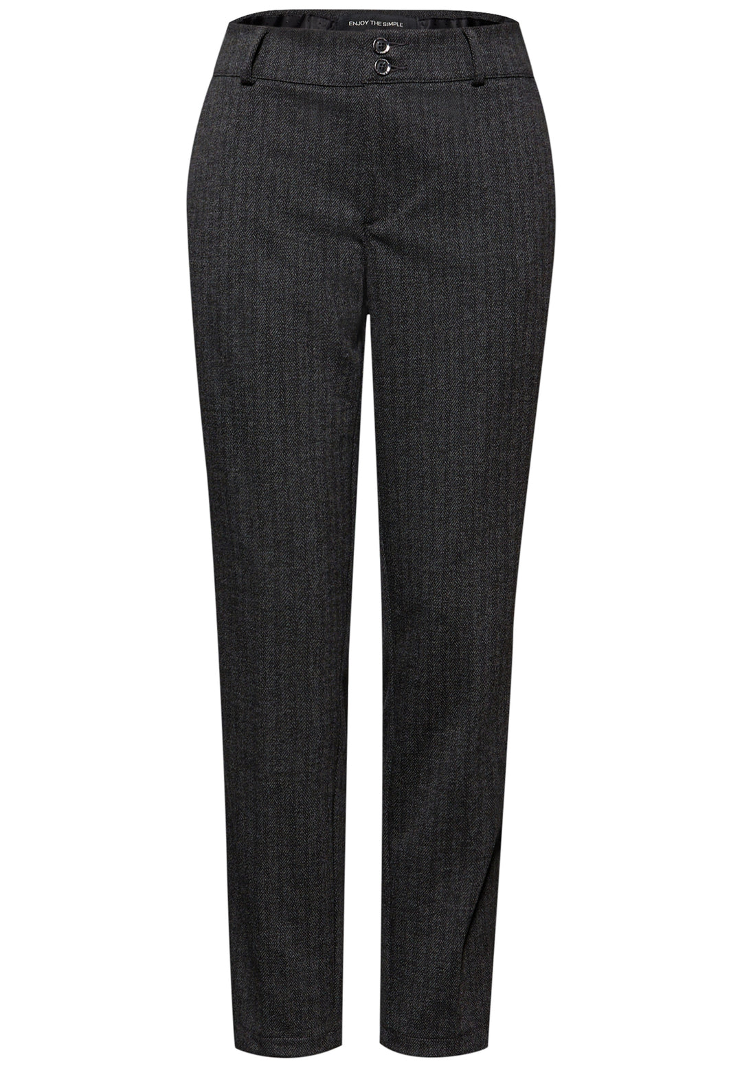 VVM LTD QR Style Chino Fishbon, Black 20001 Bild 1