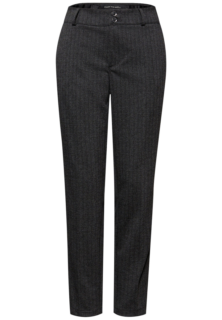 VVM LTD QR Style Chino Fishbon, Black 20001 Bild 1