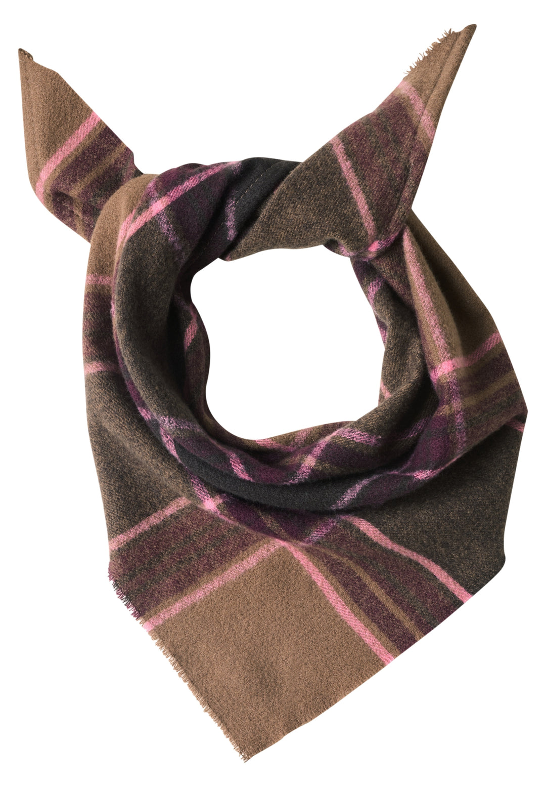 Woven Check Mini Triangle, rustic rouge 37820 Bild 1