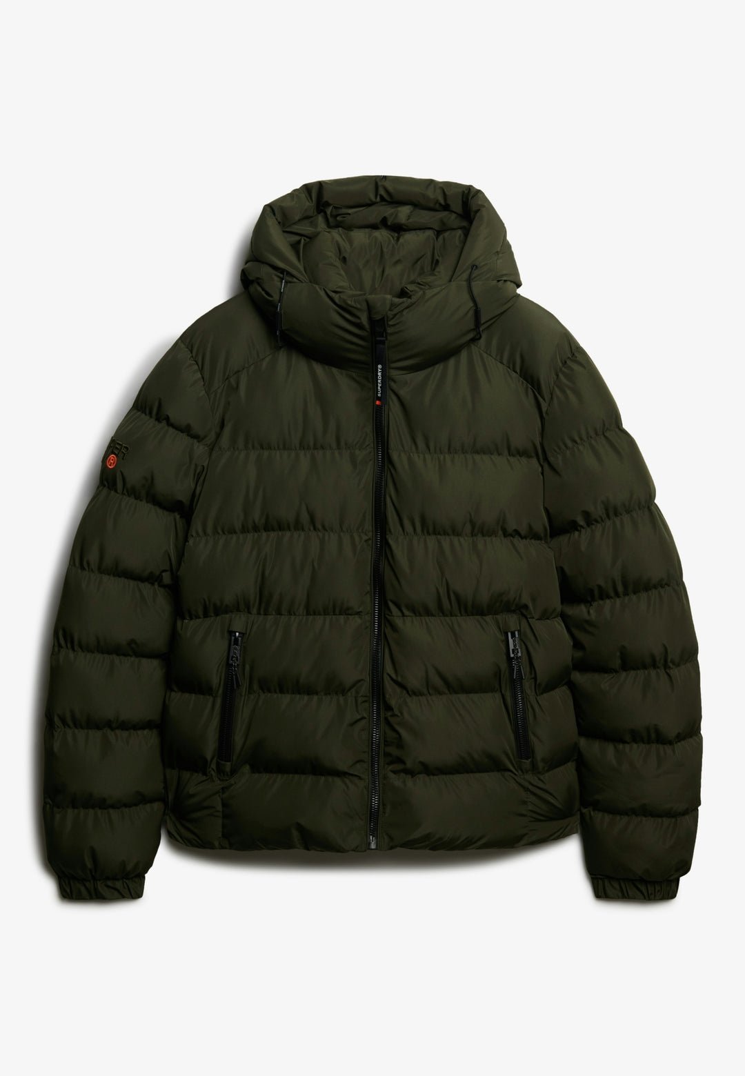 HOODED SPORTS PUFFER JACKET, Army Khaki/Army Khaki H1Q Bild 10