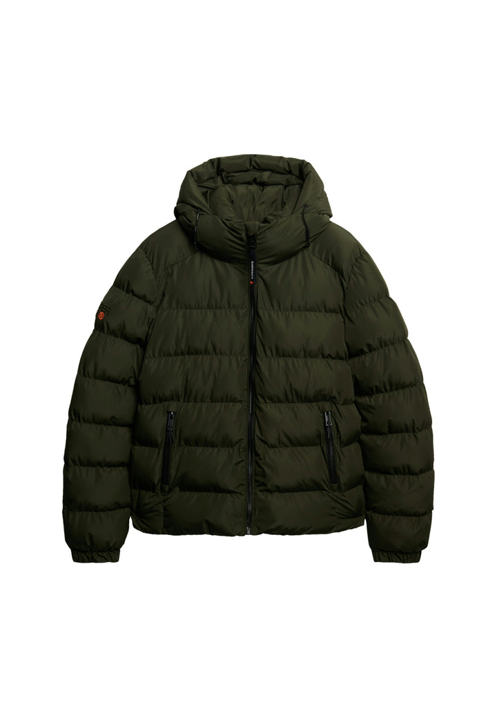HOODED SPORTS PUFFER JACKET, Army Khaki/Army Khaki H1Q Bild 11