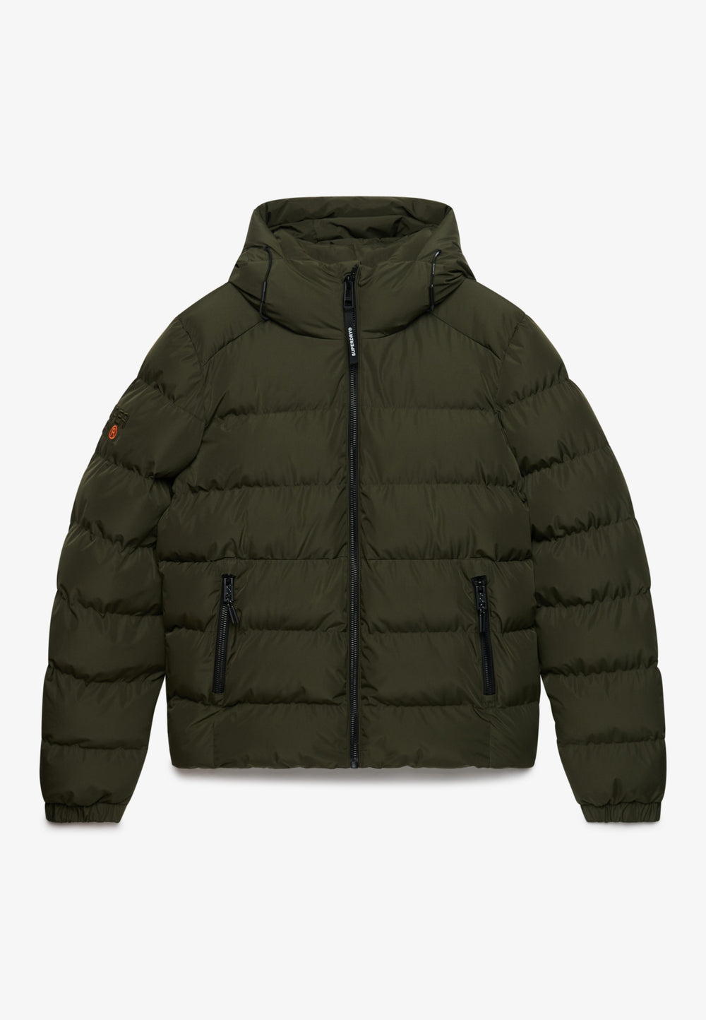 HOODED SPORTS PUFFER JACKET, Army Khaki/Army Khaki H1Q Bild 2