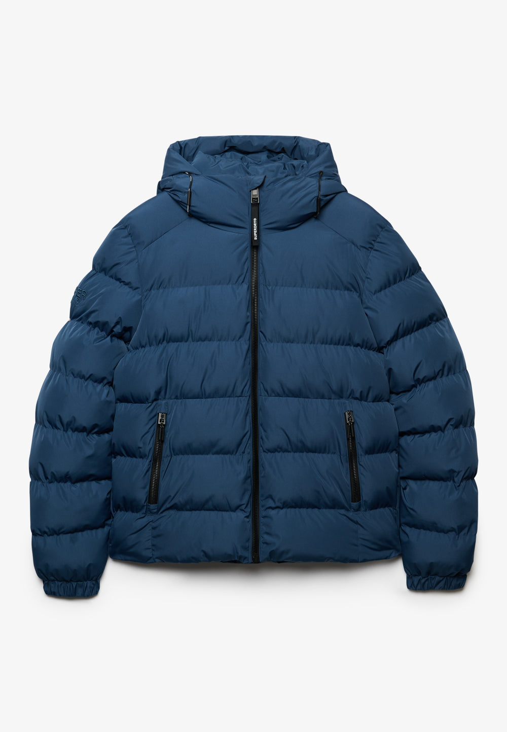 HOODED SPORTS PUFFER JACKET, Altitude Blue L5N Bild 2