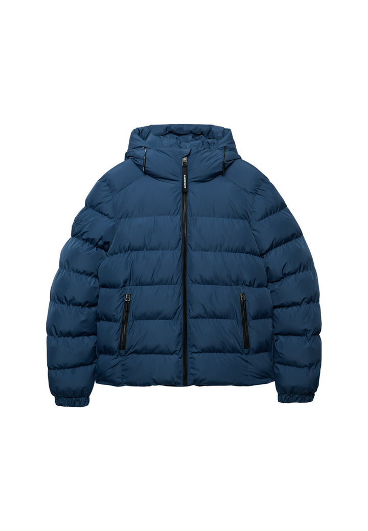 HOODED SPORTS PUFFER JACKET, Altitude Blue L5N Bild 3