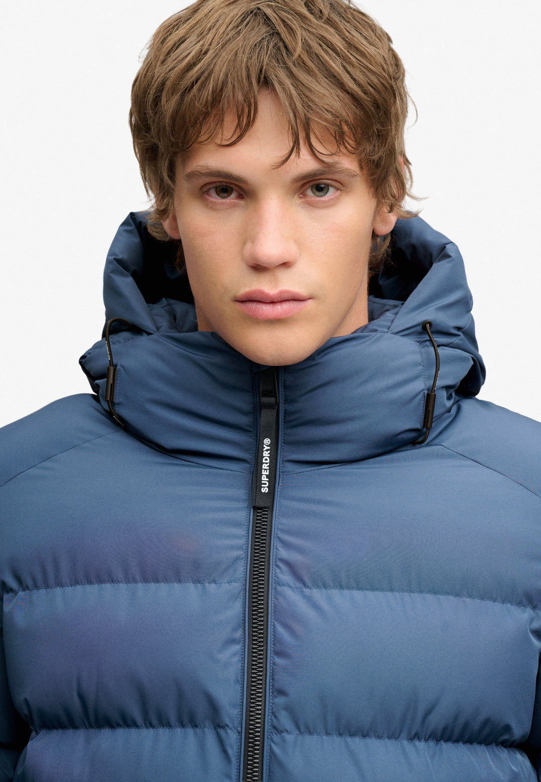 HOODED SPORTS PUFFER JACKET, Altitude Blue L5N Bild 5