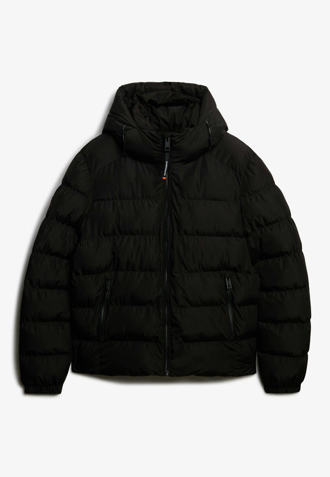 HOODED SPORTS PUFFER JACKET, Black/Black 16A Bild 12