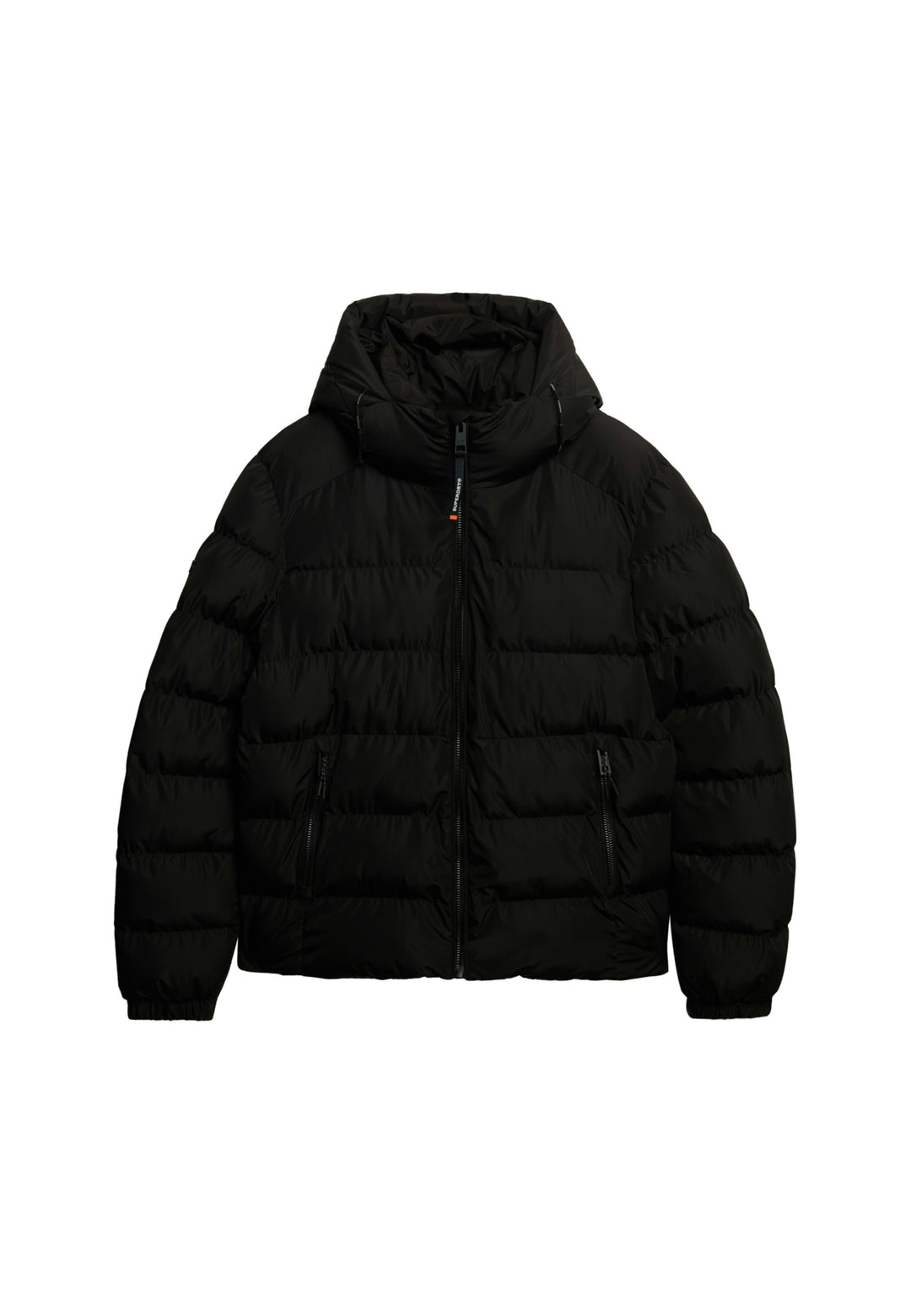 HOODED SPORTS PUFFER JACKET, Black/Black 16A Bild 13