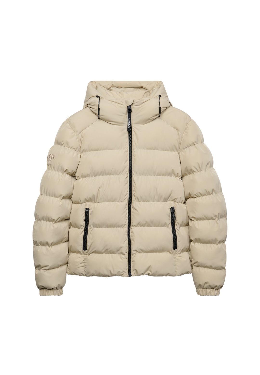HOODED SPORTS PUFFER JACKET, Climbing Chalk L5O Bild 3