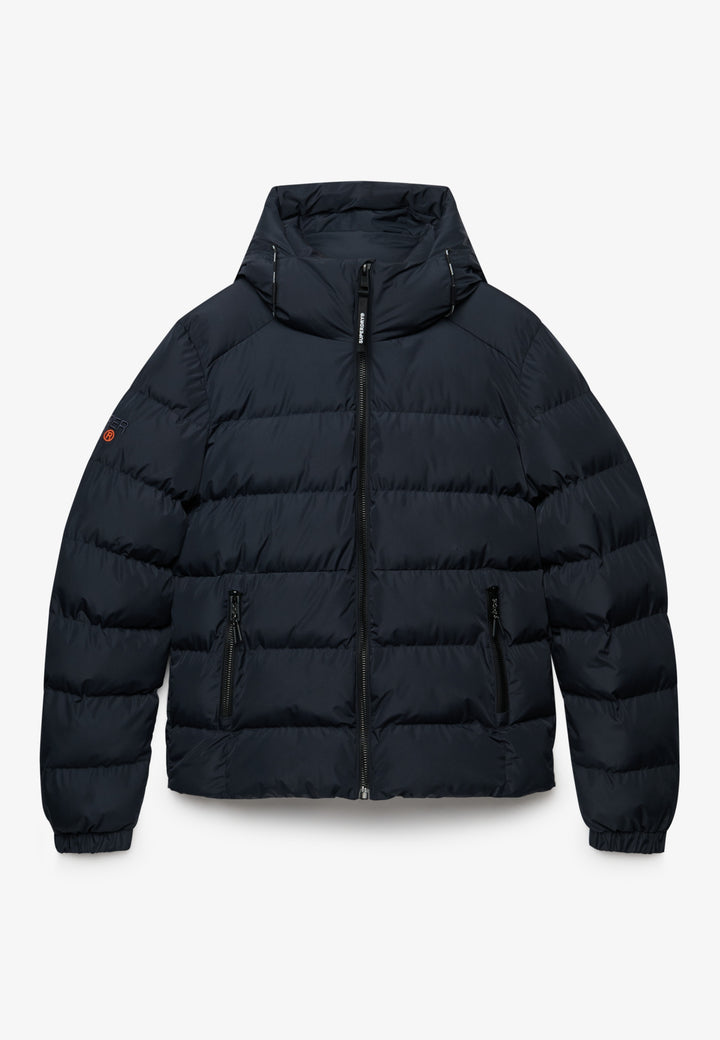 HOODED SPORTS PUFFER JACKET, Eclipse Navy/Eclipse Navy D9W Bild 3