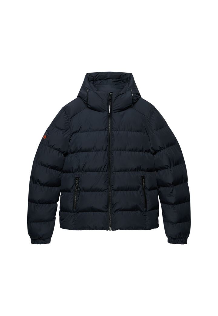 HOODED SPORTS PUFFER JACKET, Eclipse Navy/Eclipse Navy D9W Bild 4