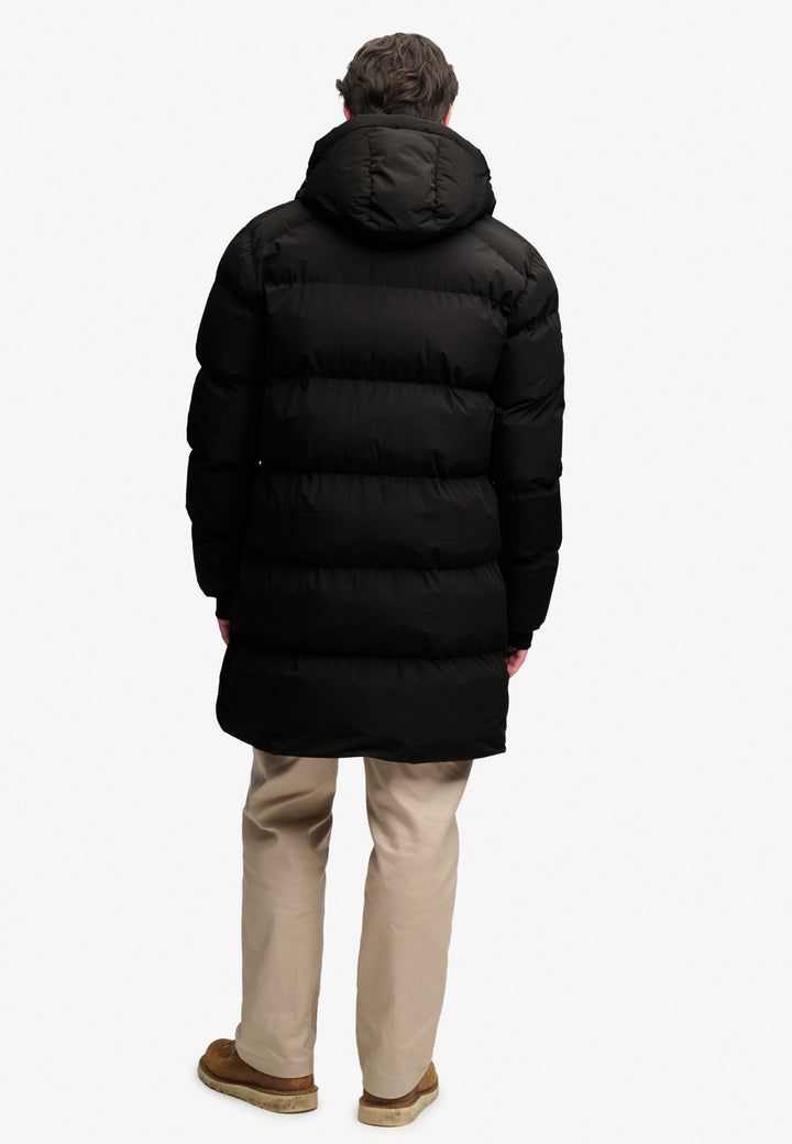HOODED SPORTS PUFFER MID JKT, Black 02A Bild 10