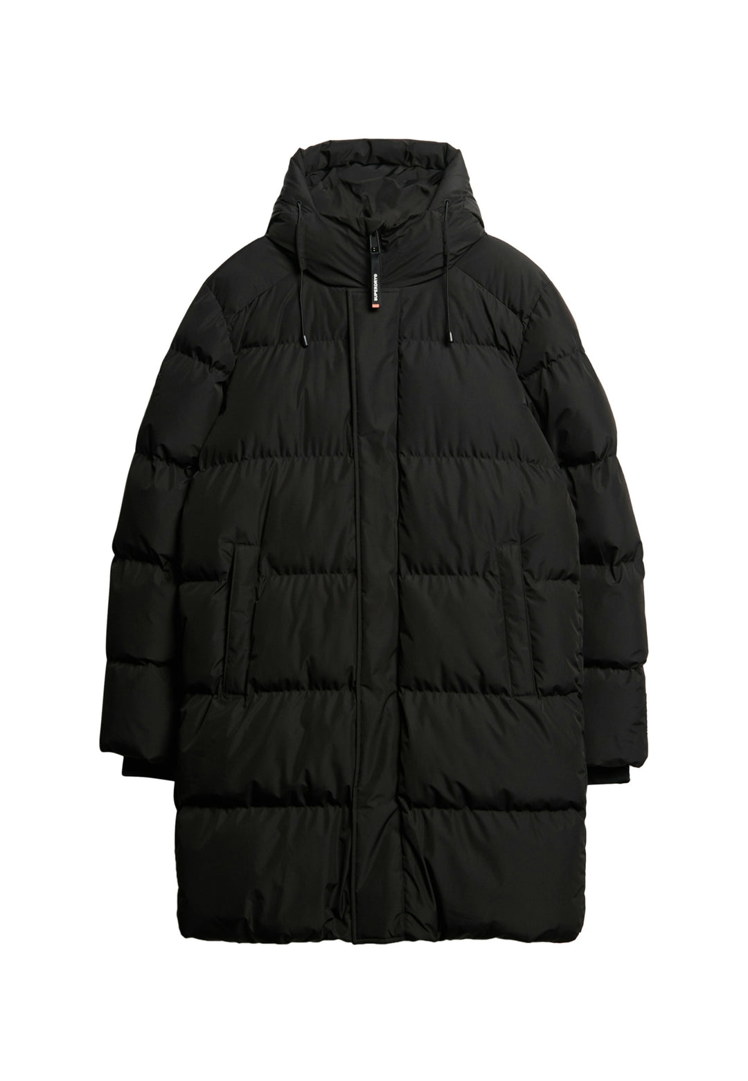 HOODED SPORTS PUFFER MID JKT, Black 02A Bild 12