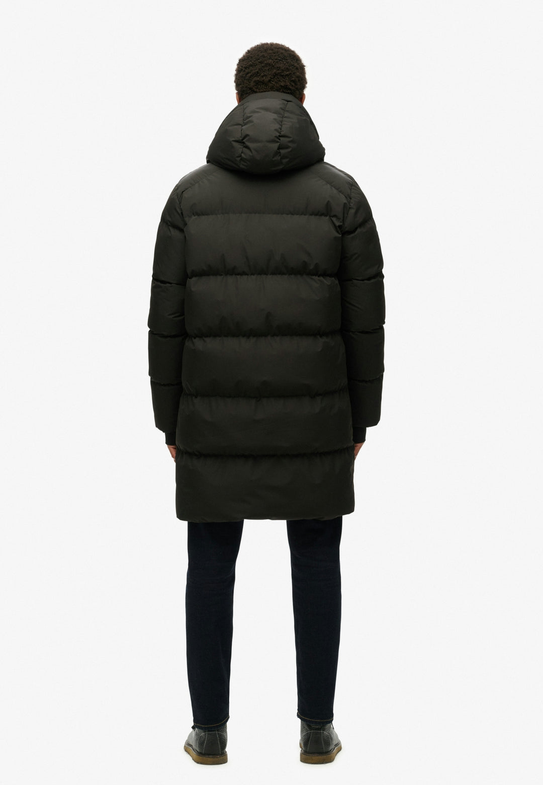 HOODED SPORTS PUFFER MID JKT, Black 02A Bild 15
