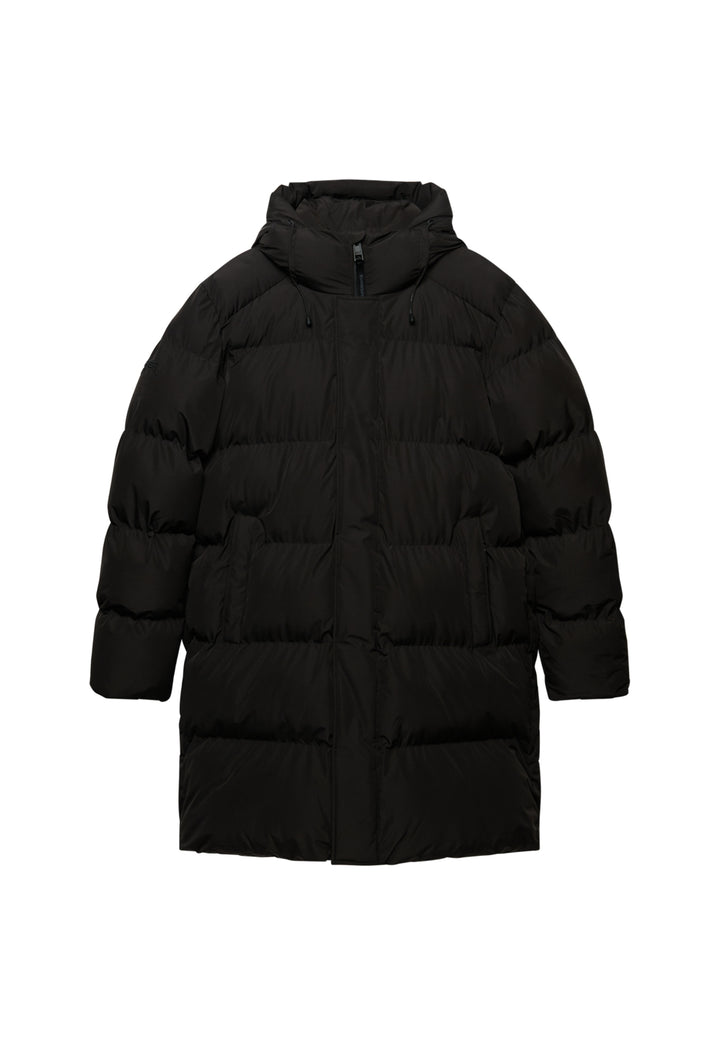 HOODED SPORTS PUFFER MID JKT, Black 02A Bild 4