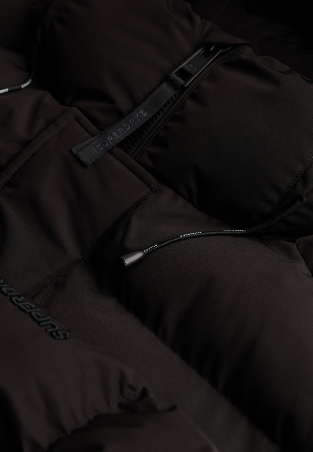 HOODED SPORTS PUFFER MID JKT, Black 02A Bild 5