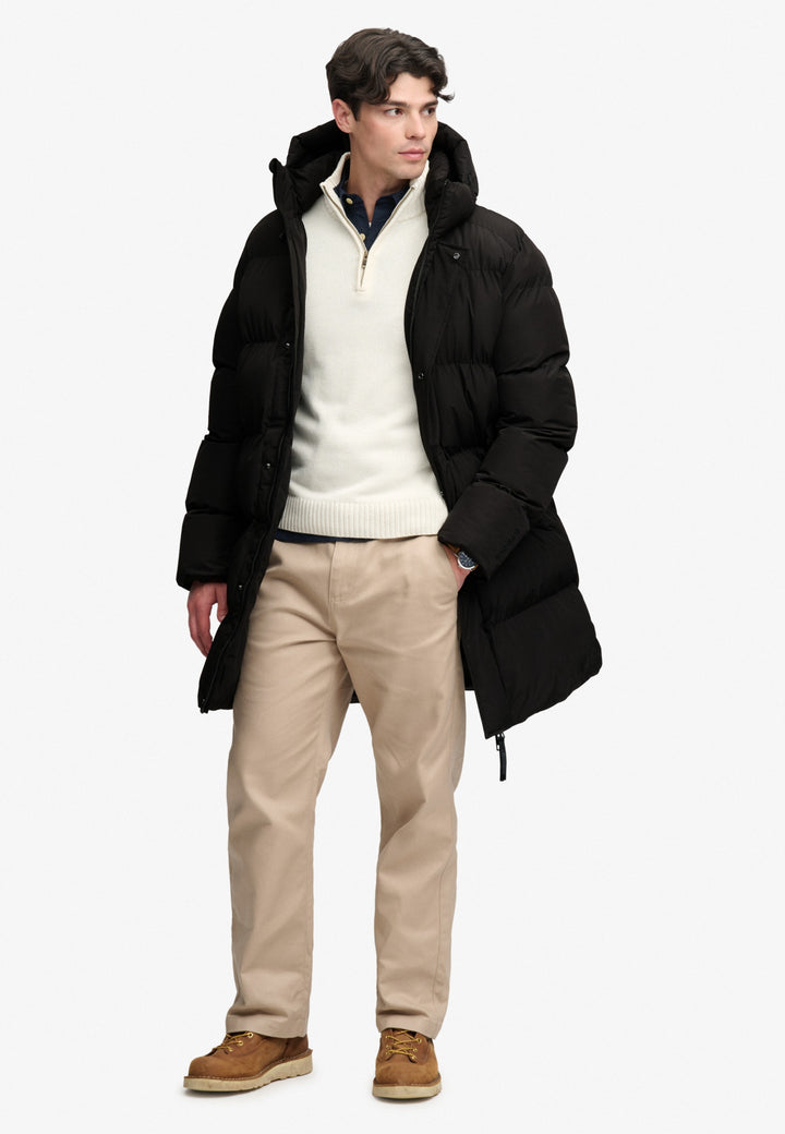 HOODED SPORTS PUFFER MID JKT, Black 02A Bild 9