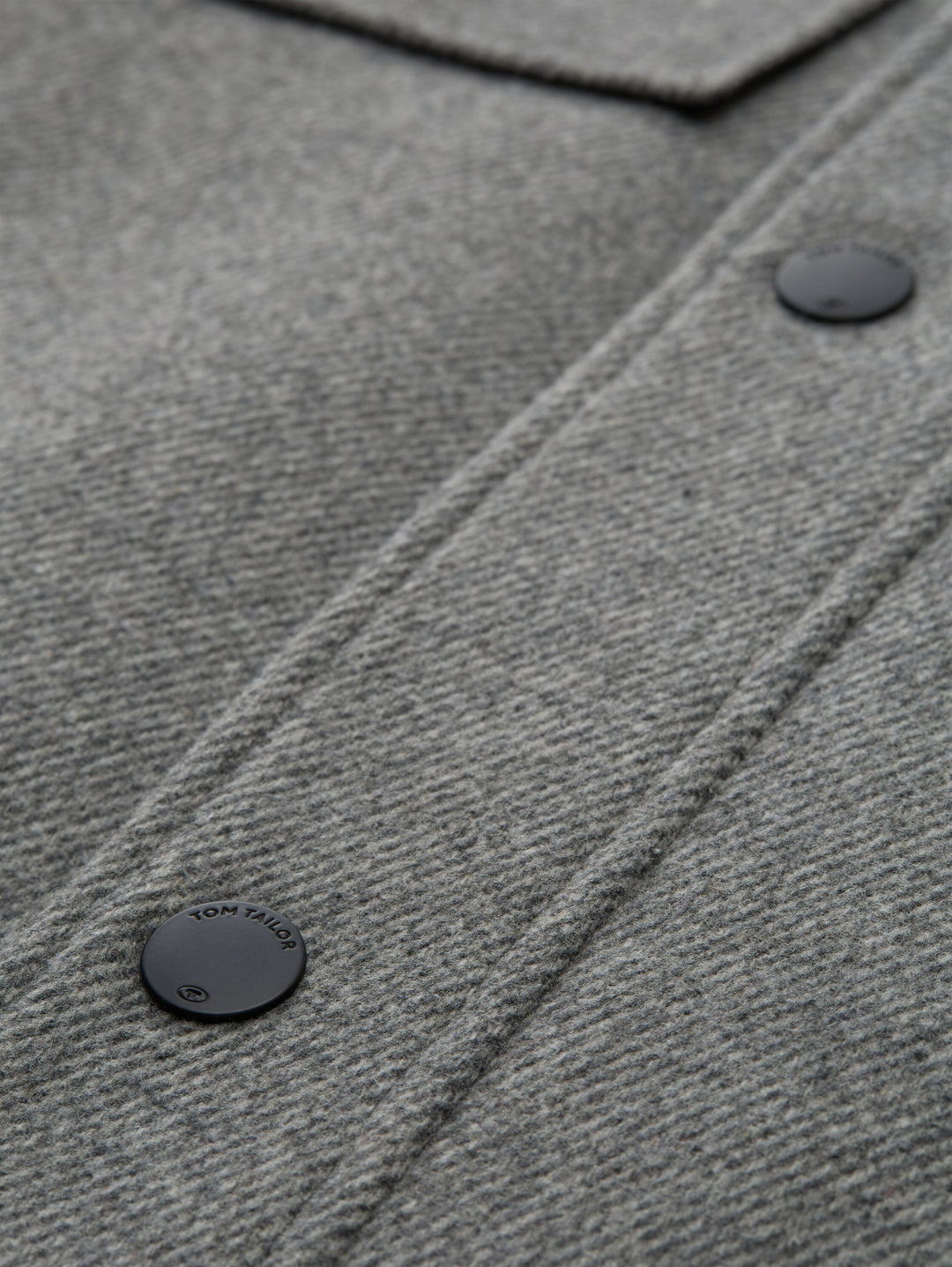 2 in 1 wool jacket, light stone grey wool twill 30507 Bild 2