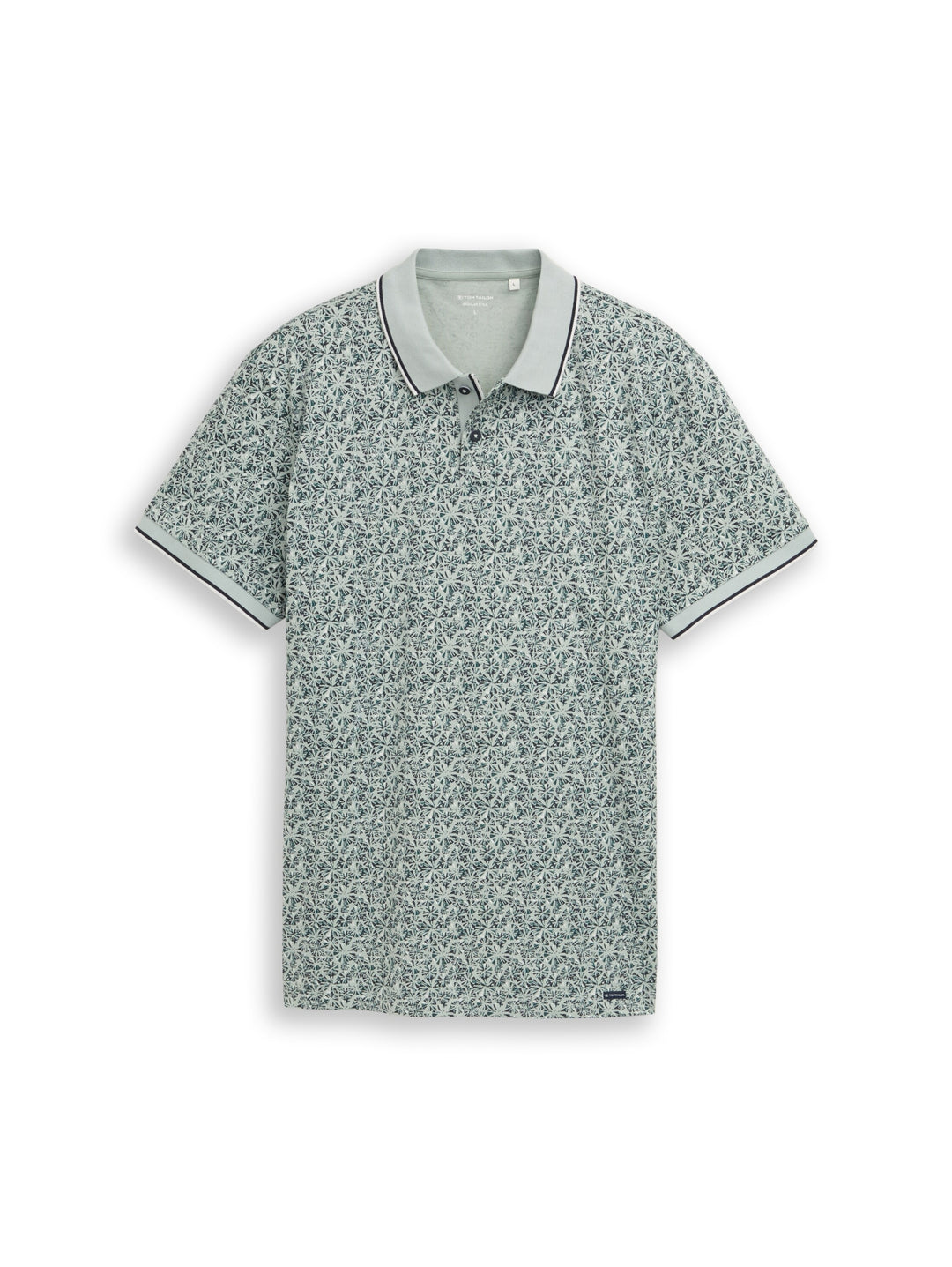 allover printed polo, mint round design 39484 Bild 1