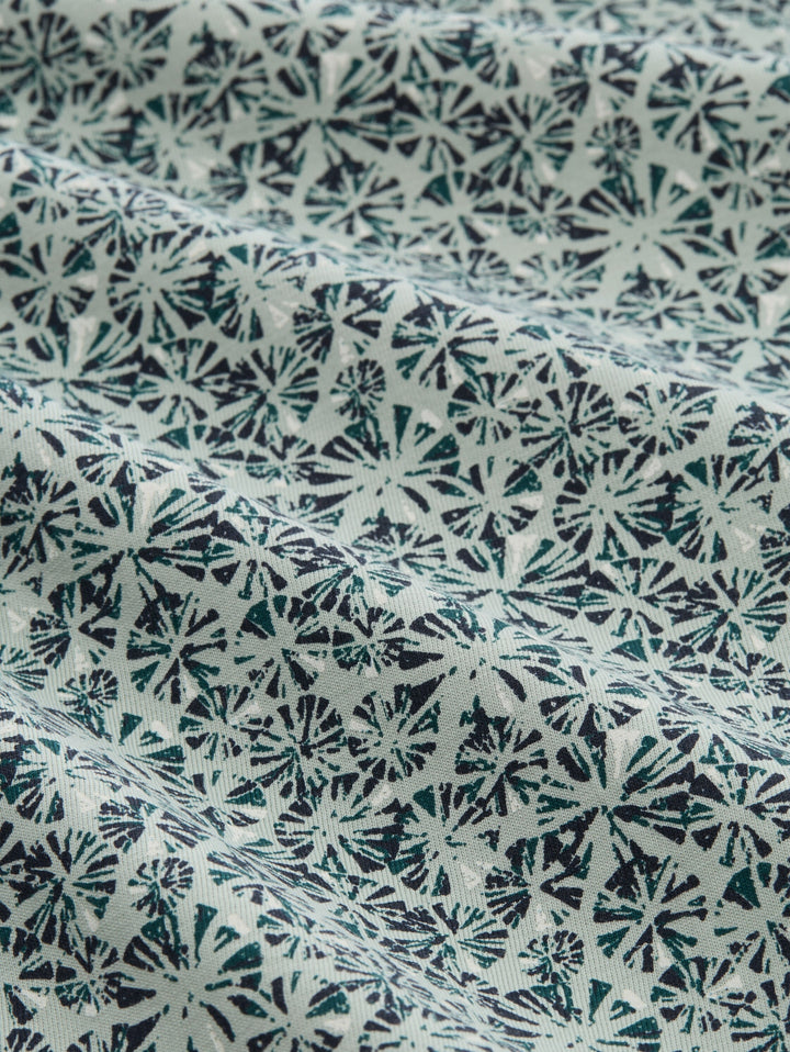 allover printed polo, mint round design 39484 Bild 2